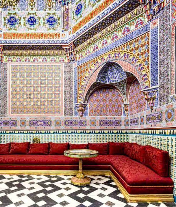 Salón de Fumar, inspirado en la Alhambra