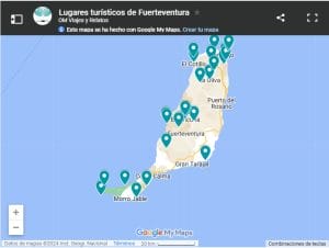 mapa-google-lugares-turísticos-de-Fuerteventura
