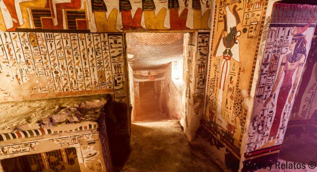Entrada a la Tumba de Nefertari.