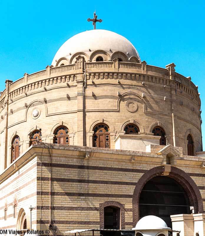 Iglesia copta colgante de El Cairo en una guía sobre que ver en el Cairo y alrededores.