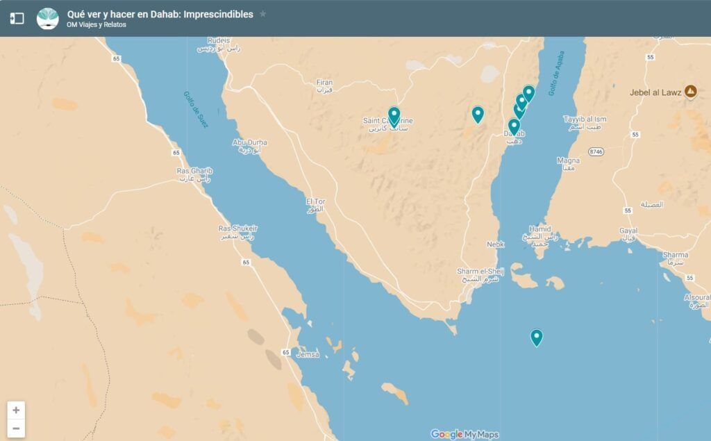 mapa-Google-que-ver-y-hacer-en-Dahab-imprescindibles