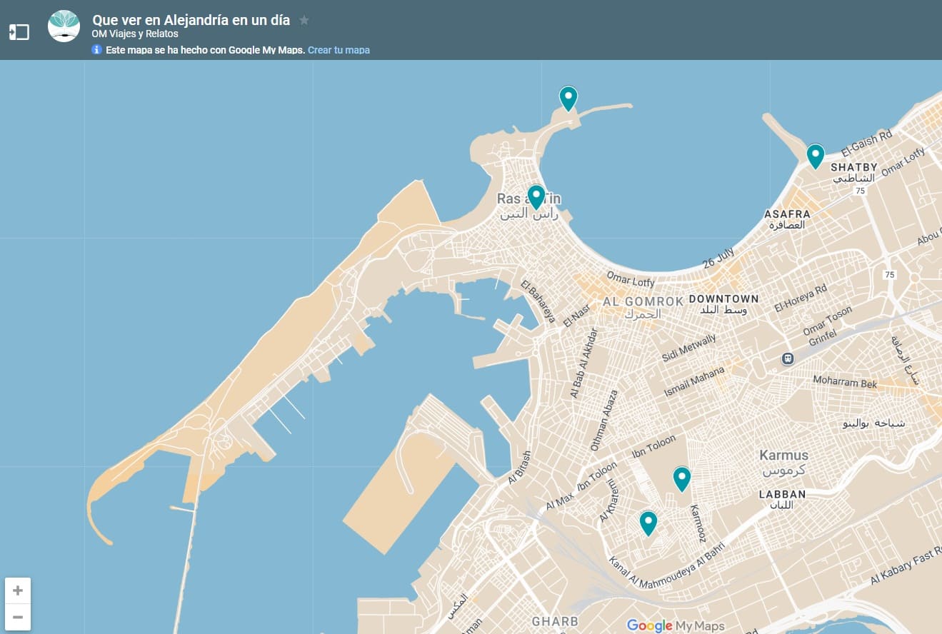 mapa-Google-que-ver-en-Alejandría-en-un-día