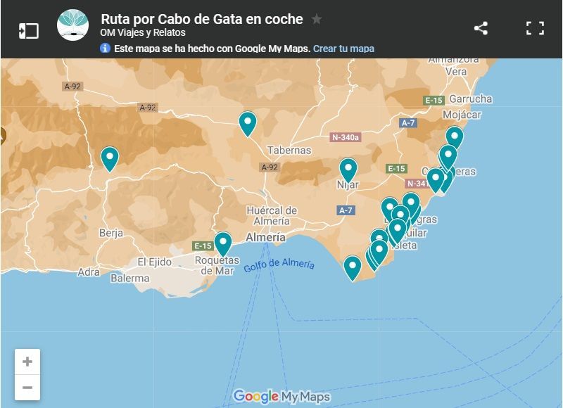 mapa-google-ruta-por-Cabo-de-Gata-en-coche