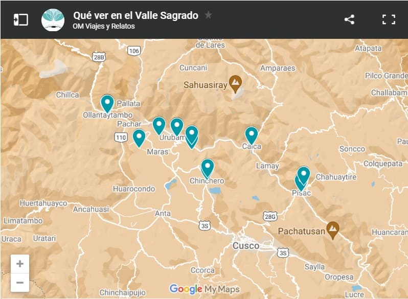 mapa-Google-que-ver-en-el-Valle-Sagrado