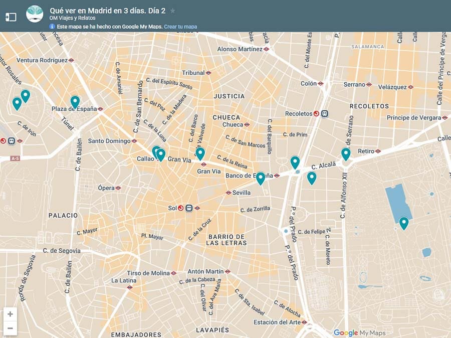 mapa-Google-que-ver-en-Madrid-en-3-dias-dia-2