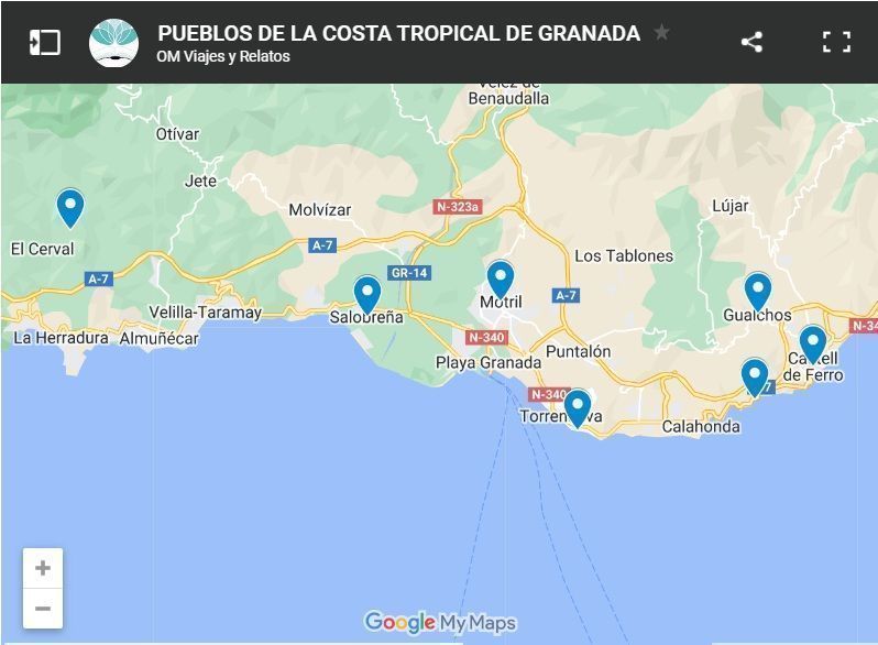 mapa-Google-pueblos-de-la-costa-tropical-de-Granada