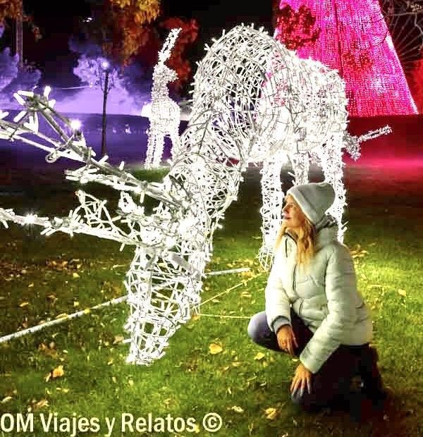 Una servidora en la Ciudad de Navidad en Torrejón de Ardoz