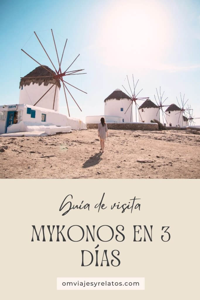 Qué ver en Mykonos en 3 días. Itinerario con mapas y consejos de sitios donde comer y dormir, guía completa #Mykonos #Grecia #IslasEuropa