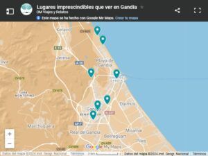 mapa-google-lugares-imprescindibles-que-ver-en-Gandía