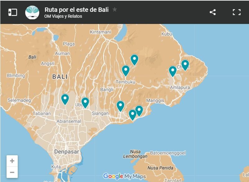 mapa-google-ruta-por-el-este-de-Bali
