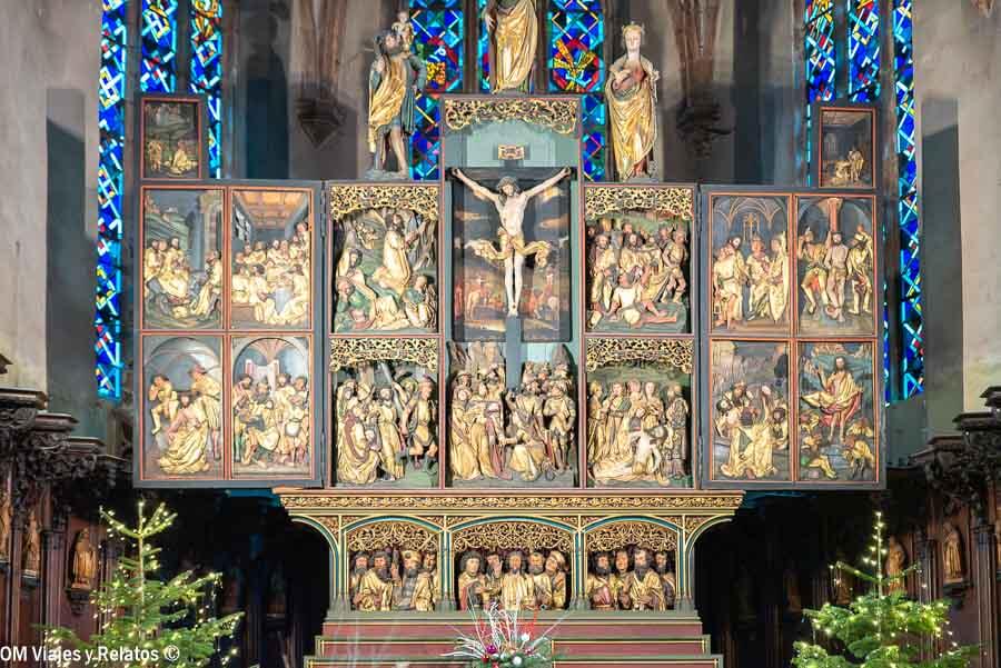 foto que tomamos del Viacrucis en Kaysersberg