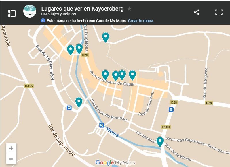 mapa-google-lugares-que-ver-en-Kaysersberg