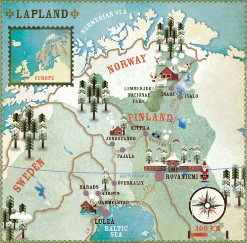Laponia-Papa-Noel-mapa