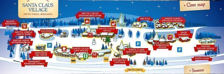 mapa-turistico-de-los-lugares-que-visitar-en-Santa-Claus-Village