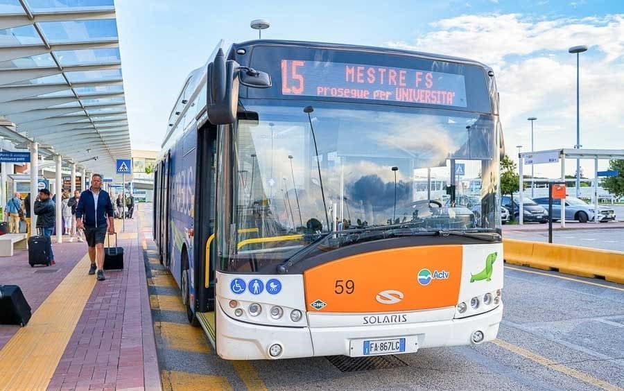 shuttle del aeropuerto de Venecia Marco Polo