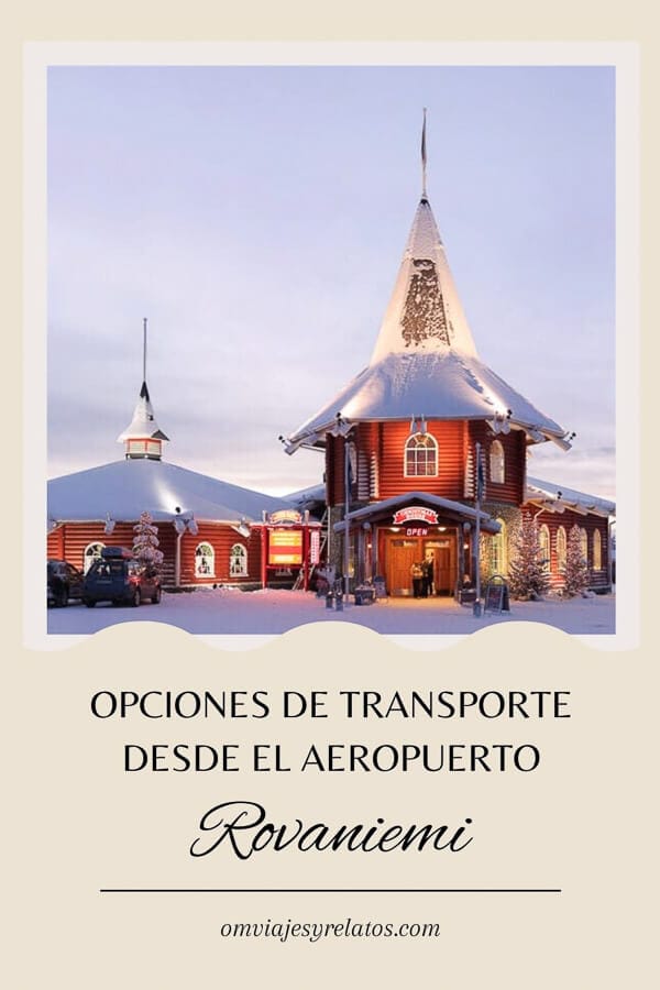 Cómo ir del aeropuerto de Rovaniemi al centro