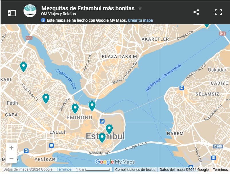 mapa-google-mezquitas-de-Estambul-más-bonitas