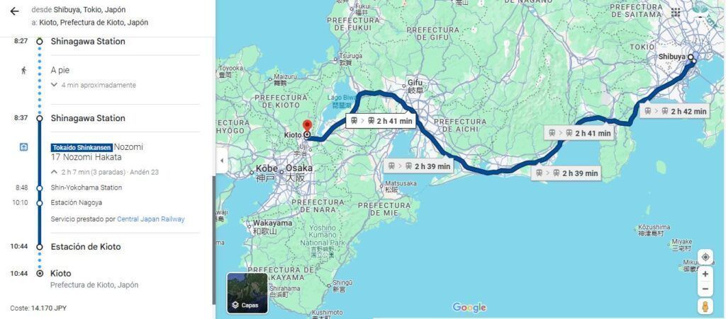mapa-de-como-planificar-trayectos-en-Japon-por-libre-mapa-Google-maps-simulador-transporte-tren