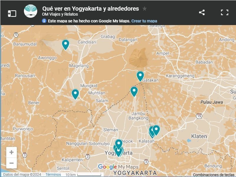 mapa-google-qué-ver-en-Yogyakarta-y-alrededores