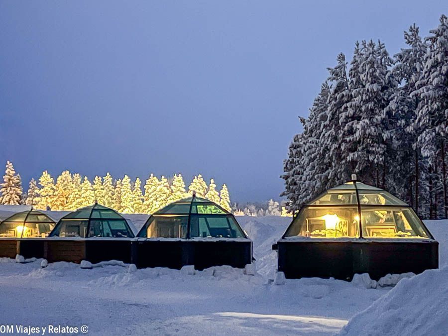 hoteles de auroras boreales en Finlandia