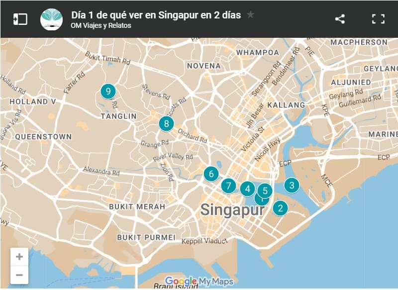 mapa-Google-dia-1-de-que-ver-en-Singapur-en-2-dias