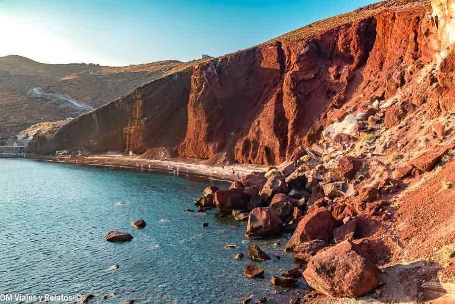 como-visitar-Red-Beach-en-Santorini