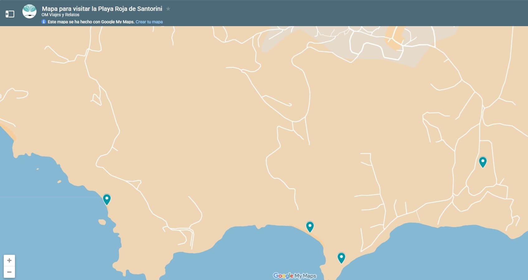 mapa-Google-para-visitar-la-Playa-Roja-de-Santorini