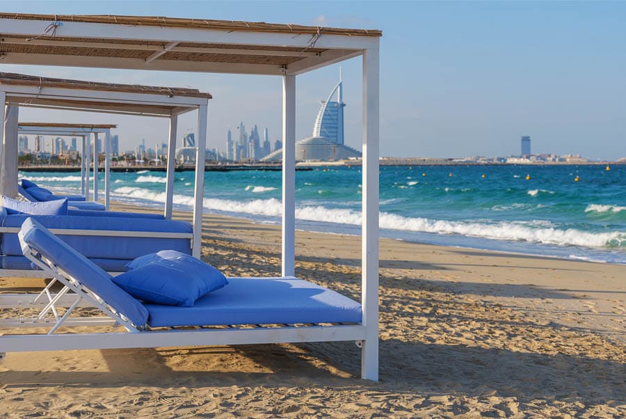 Playas privadas Dubai.