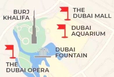 plano-de-acceso-al-Burj-Khalifa
