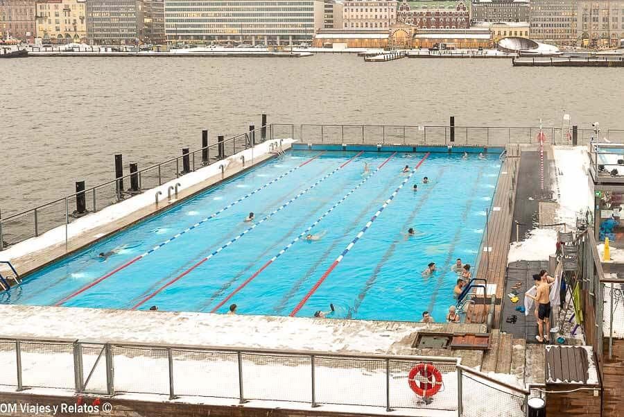 Allas Sea Pool en Helsinki (saunas en Helsinki), plan original que ver en Helsinki en un día