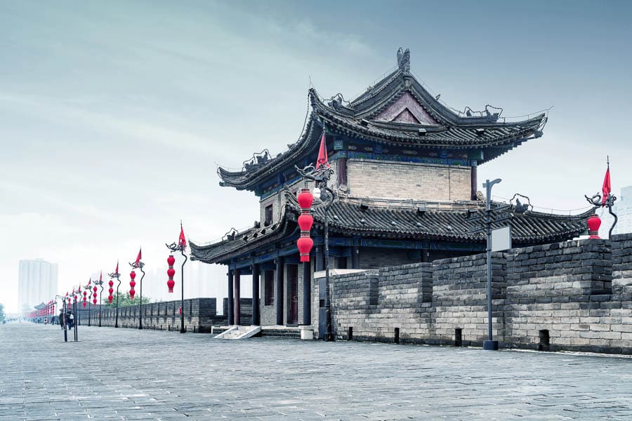 Vista general del la Muralla de Xian