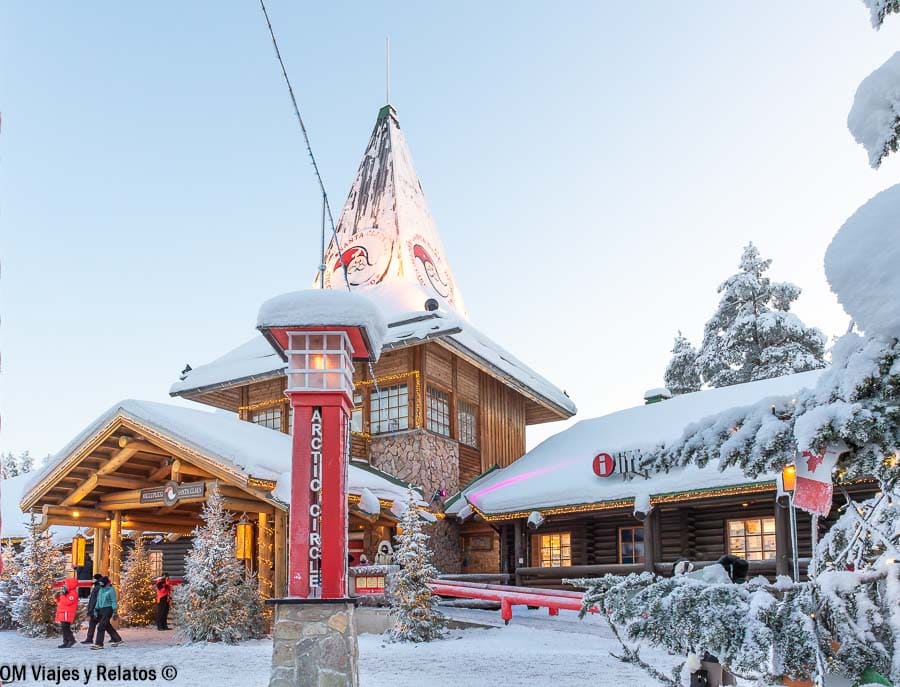 guía para visitar Santa Claus Village en Laponia