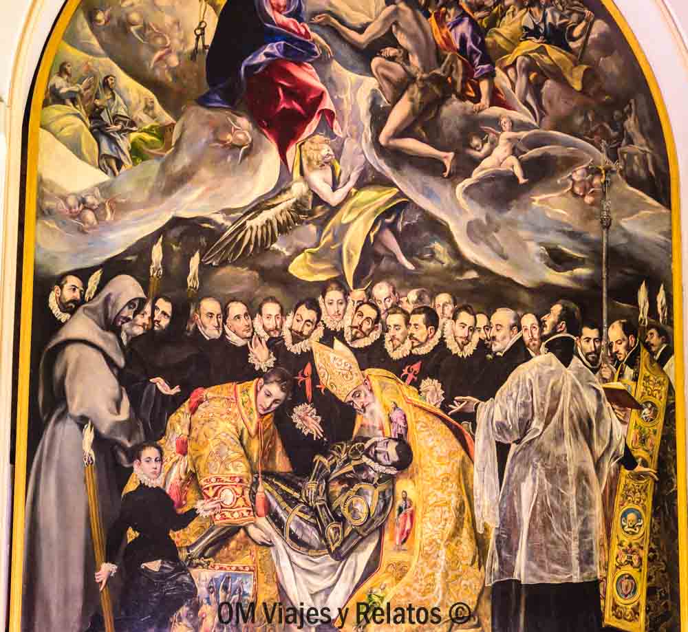 Obra maestra de El Greco, El entierro del Conde de Orgaz, visita imprescindible en que ver en Toledo en un día