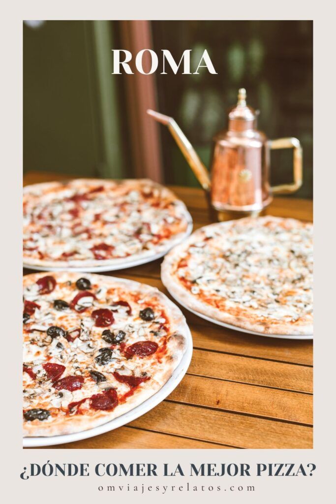 ¿Dónde comer la mejor pizza al taglio en Roma? Guía de las mejores pizzerías de Roma con mapas y recomendaciones según nuestra experiencia. #Roma #gastronomia #Italia #pizzas #viajeRoma