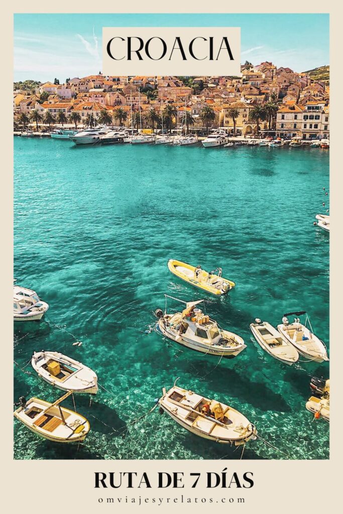 Qué ver en Croacia en 7 días sin coche: Ruta completa con mapa, consejos prácticos y sitios donde comer y dormir #Croacia #Europa #Mediterraneo