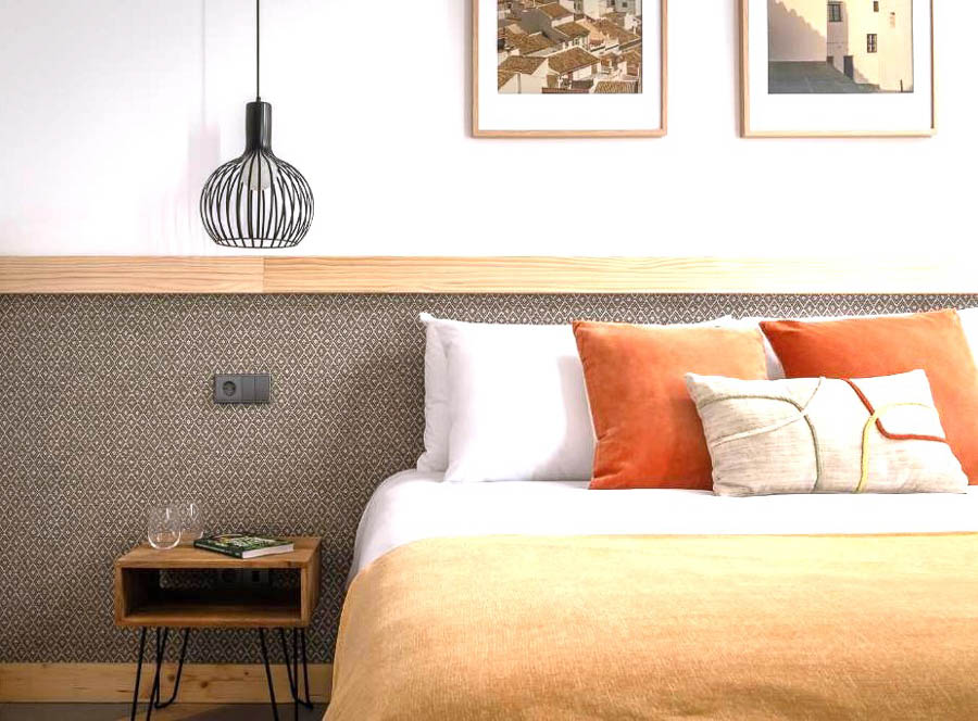 Habitación de hotel en Cádiz, una excelente opción de alojamiento para disfrutar de todo lo que ver en Cádiz en un día.