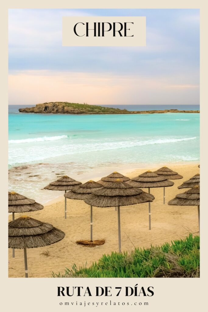 Ruta por Chipre en 7 días en coche: Agya Napa, Larnaca, Nicosia, Lefkara, Troodos, Pafos y los mejores yacimientos, con consejos y mapa. #Chipre #islas #roadtrips #Europa #Cyprus