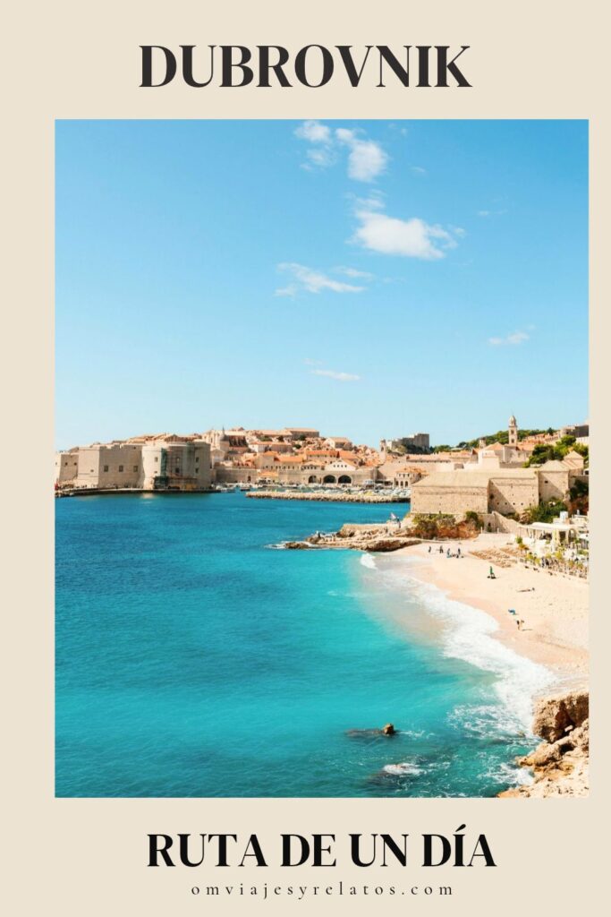 Qué ver en Dubrovnik en un día: ruta a pie por las murallas, Stradun, palacios, fortalezas y miradores, con mapa y consejos de nuestra experiencia. #Dubrovnik #Croacia #rutas #guiasEuropa
